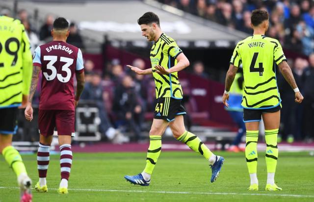 kaiyun-【英超】赖斯长波弑旧主，萨卡双响，枪手6-0锤爆铁锤