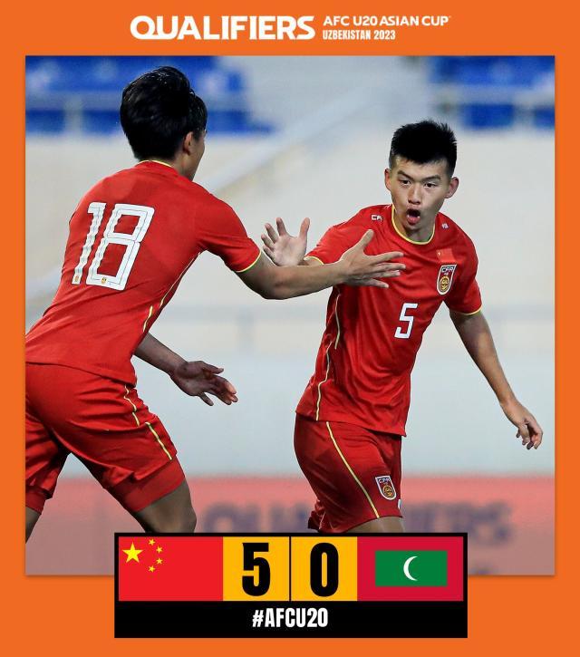 开云在线-【U20亚预赛】热合米图拉2球艾菲尔丁传射 国青5比0