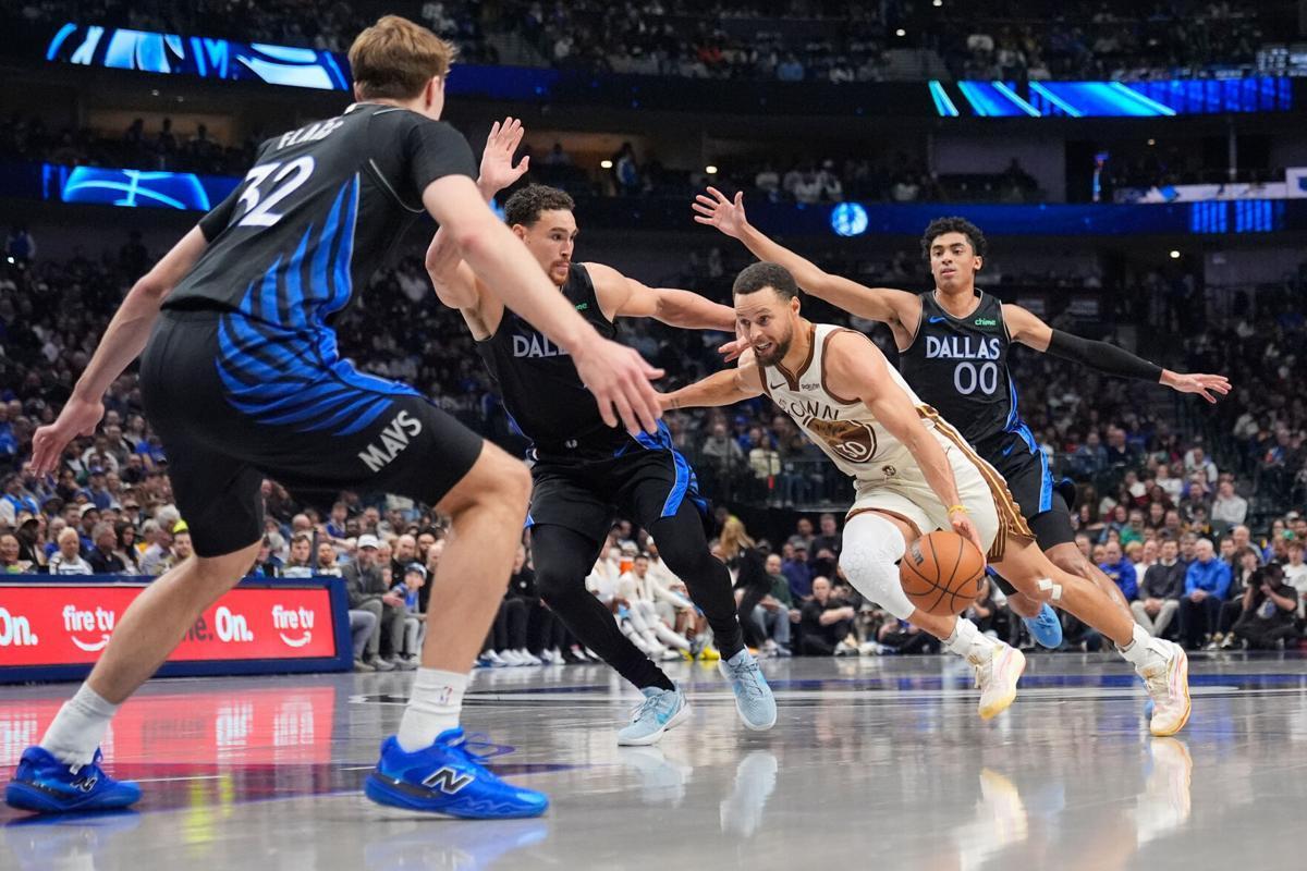 开云体育下载-库里38+8记3分创NBA历史第1神迹！弗拉格21+11创纪录，库明加伤退